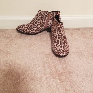 Cheetah booties
